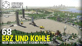 Neue Erz und Kohlemine mit eigener Ausfahrt in Cities Skylines 2  Seaside 68 [upl. by Codie611]