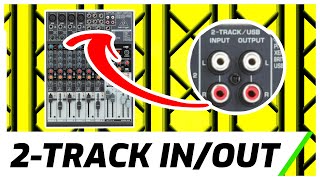 2Track RCA Input Setup  Issues  Behringer Xenyx Audio Mixer [upl. by Ahsyek]