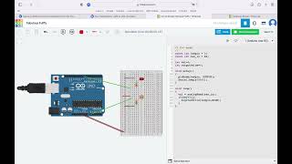 LED control with Photoresistor  TinkerCad [upl. by Eurydice]