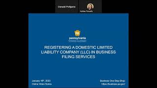 How to Register a Limited Liability Company LLC in Pennsylvania [upl. by Krause215]