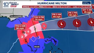 Tracking Milton Live coverage as hurricane makes landfall in Florida [upl. by Ahsinnod]