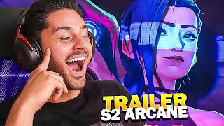 ARCANE BIENTOT DE RETOUR  REACTION FR TRAILER ARCANE SAISON 2 [upl. by Niwrek]