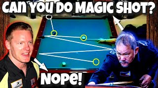 CAN YOU DO MY MAGIC SHOT NIELS FEIJEN REPLIED NOPE TO EFREN REYES at 2001 TOKYO 9BALL CHAMPIONSHIP [upl. by Idleman339]