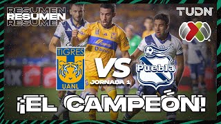 Resumen y goles  Tigres vs Puebla  AP2023J1  Liga Mx  TUDN [upl. by Adnilim]