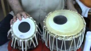 White India  Tabla Lesson  5  exercise for bayan hand [upl. by Dweck]