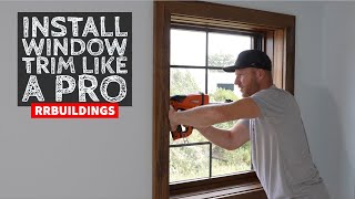 How to Install Window Trim like a Pro [upl. by Sifan]