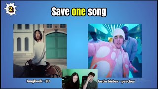 Reacting To SAVE ONE SONG  KPOP VS POP EDITION [upl. by Antoine]