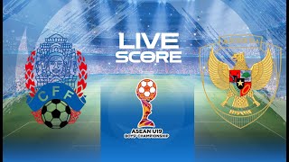 🔴 LIVE SCORE  INDONESIA U19 VS CAMBODIA U19  ASEAN U19 BOYS CHAMPIONSHIP [upl. by Etnovahs]