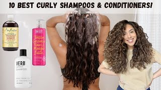 10 Shampoo amp Conditioners for CurlyWavy Hair Drug store and High End Options [upl. by Netsyrc]