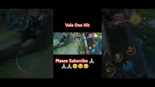 Testing the ONE HIT VALE Build in Mobile Legends [upl. by Knipe37]