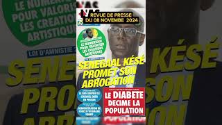 Wolof Revue de presse 🇸🇳du 08 novembre 2024part1 revuedepresse actualitesenegal mtdnews08 [upl. by Othilie]