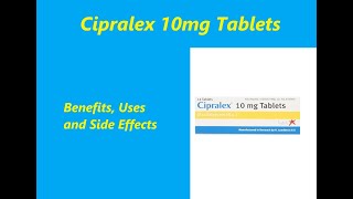 Cipralex  Cipralex 10mg Tablets Benefits Uses and Side Effects  Ali Pharmacy [upl. by Gellman]