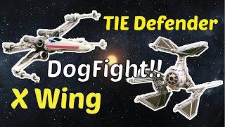 TIE Defender VS XWing  Animated Dogfight  Star Wars Fan Short Film  Concept [upl. by Adlare716]