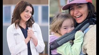 Greys Anatomy star Caterina Scorsone pays touching tribute to daughter with Down Syndrome【News】 [upl. by Eikcaj]