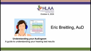 Understanding Your Audiogram Erik Breitling Au D [upl. by Torras]