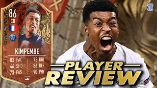 86 FUT CENTURIANS KIMPEMBE PLAYER REVIEW  FIFA 23 ULTIMATE TEAM [upl. by Daza]