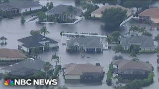 Slowmotion tropical storm Debby brings days of torrential rain and flooding risk [upl. by Reinertson]