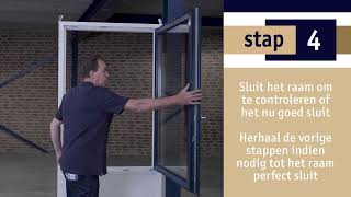 VinService Instructievideo Nr 3  Draaikiepraam sluit niet goed Horizontaal stellen [upl. by Ajay]