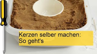 Kerzen selber machen DIYAnleitung [upl. by Engelhart]