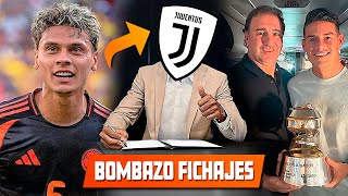 BOMBAZO COLOMBIANO x JUVENTUS FIRMA CONTRATO l MERCADO de FICHAJES l SANCION a COLOMBIA [upl. by Namruht]