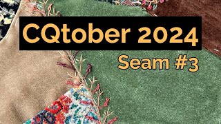 CQtober 2024 – Seam 3 Straight Feather Stitch [upl. by Hoover592]