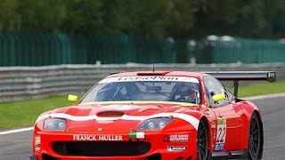 Ferrari 550 Maranello GT1  24h SpaFrancorchamps 2002  V12 singing [upl. by Mot]