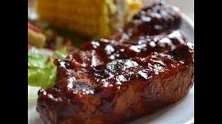 Oven Baked BBQ Ribs Recipe [upl. by Rist]