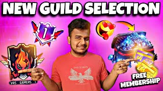 💥VRS NEW GUILD SELECTIONvrsgamerfffreefireffevent [upl. by Merrow]