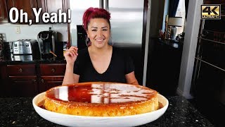 How to make THE BEST MEXICAN CREAMY BAKED FLAN  LA MEJOR RECETA DE FLAN AL HORNO [upl. by Ahsimit824]