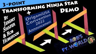 Announcement and Demo of 3Pointed Ninja Star Frisbee Boomerang [upl. by Duntson]