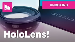 Unboxing the Microsoft HoloLens [upl. by Frayda]