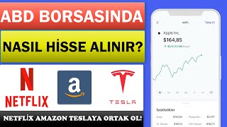 ABD BORSASINDA NASIL İŞLEM YAPILIR AMAZON HİSSESİ NASIL ALINIR MİDAS [upl. by Sallyann]