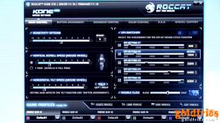 Customization Software for Roccat Kone XTD  Max Customization Gaming Mouse [upl. by Breen]