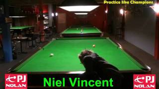 PJ NOLAN SNOOKER ACADEMY PLAYER  Niel Vincent [upl. by Akirea]