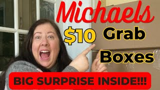 NEW Michaels Grab Bags  Big Surprise Inside [upl. by Barn]