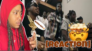 Byron Messia amp Burna Boy  Talibans II Official Music Video REACTION [upl. by Mehcanem]