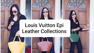 All of my Louis Vuitton Epi Leather Vintage Handbags Collection louisvuitton vintage luxury [upl. by Anig53]