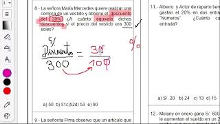 VARIACION PORCENTUAL DESCUENTOS Y AUMENTOS PORCENTUALES NIVEL PREUNIVERISTARIO [upl. by Xuagram]