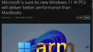 Microsoft is sure its new Windows 11 AI PCs will deliver better performance than MacBooks [upl. by Burr]