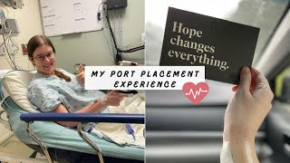 VLOG My Port Placement Experience [upl. by Arikehs746]