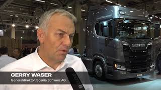 TransportCH 2017 Scania präsentiert komplette Produktepalette [upl. by Martell438]