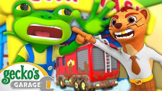 The Big Car Wash Showdown  Geckos Garage  Trucks For Children  Cartoons For Kids [upl. by Irama]