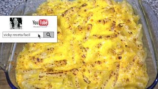 MACARRONES CON QUESO  Vicky Receta Facil [upl. by Rosenberger554]