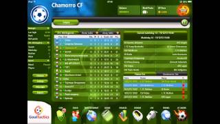 Goal Tactics  Football Manager Gameplay HD iPhone  iPad  iPad Mini [upl. by Coney]