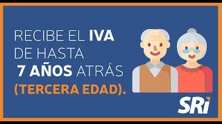 Tutorial Devolución del IVA tercera edad por internet [upl. by Ecienal365]