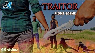 Traitor Fight Scene  Best Action Scene  Hindi Dubbed Movie  South Fight Scene  A4 [upl. by Yrreg]