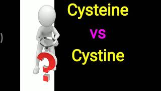 Cysteine vs Cystine [upl. by Natsyrt]