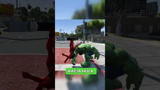 HULK AND DEADPOOL FIGHT en GTA 5 gta gtav grandtheftauto mexico español gtaonline gaming [upl. by Wakeen]