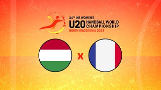 HUNGRIA 26 X 29 FRANÃ‡A  MELHORES MOMENTOS 1Â° TEMPO  FINAL MUNDIAL SUB20 DE HANDEBOL FEMININO 2024 [upl. by Anytsirk]