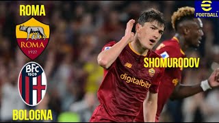 RomaBologna Italian Championship eFootball 2025 Ultra Realistic Graphics Top Player Level [upl. by Ellesirg]